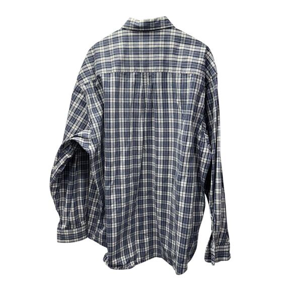 Vintage Eddie Bauer Men’s Big & Tall Canvas Shirt sz XXXL-Tall 3XL-T #H979 - Picture 8 of 10